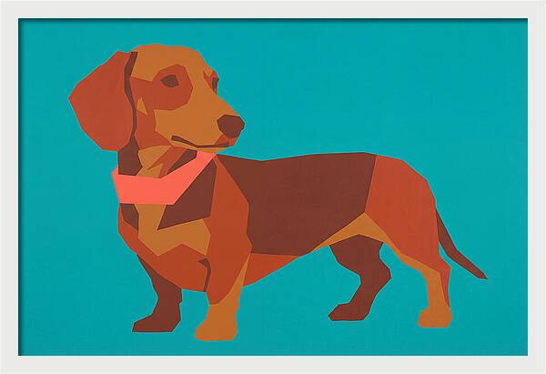 Dachshund Delight In Color