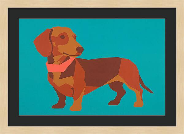 Dachshund Delight In Color