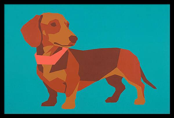 Dachshund Delight In Color