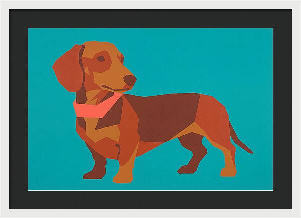 Dachshund Delight In Color