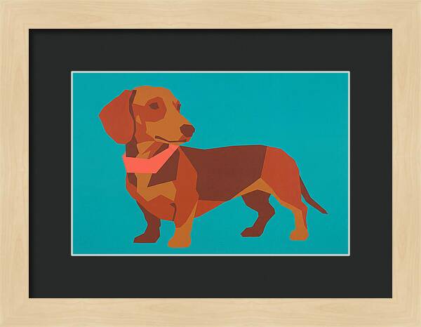 Dachshund Delight In Color