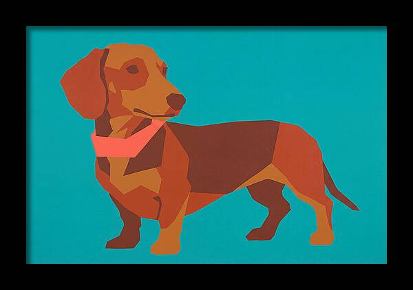 Dachshund Delight In Color