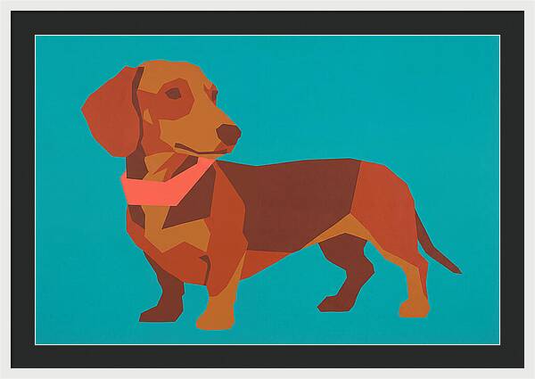 Dachshund Delight In Color