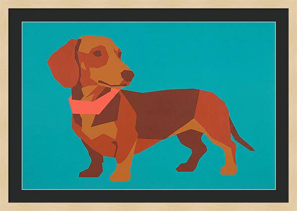 Dachshund Delight In Color
