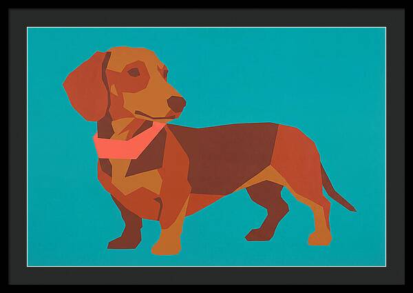 Dachshund Delight In Color