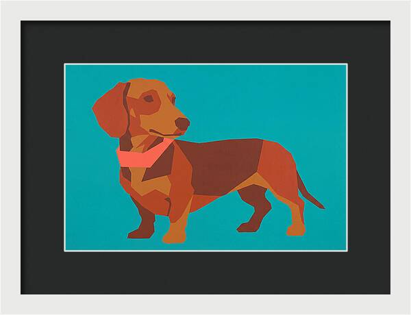 Dachshund Delight In Color