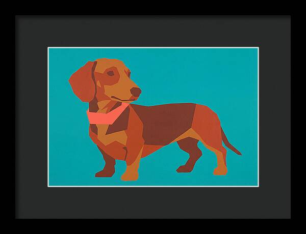Dachshund Delight In Color