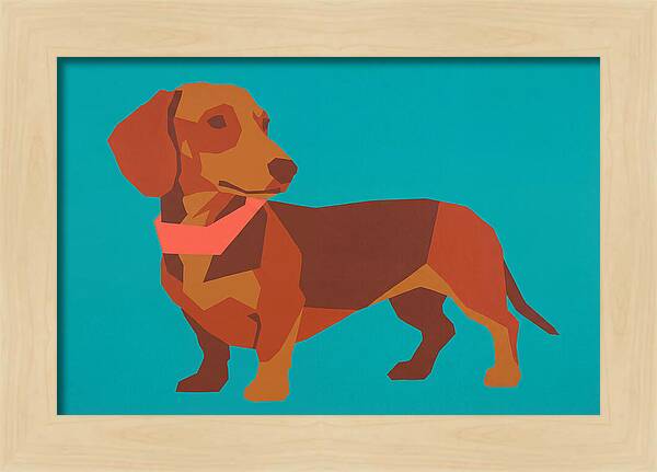 Dachshund Delight In Color