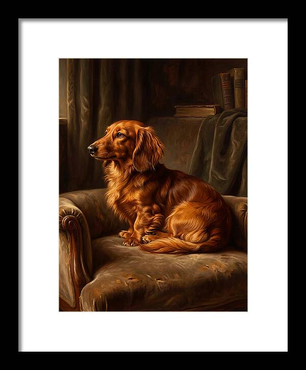 Dachshund In A Cozy Setting