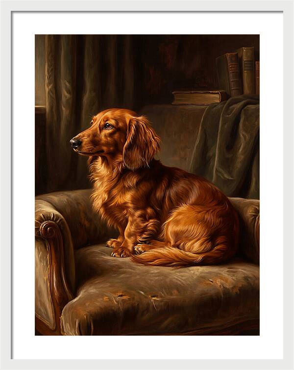 Dachshund In A Cozy Setting