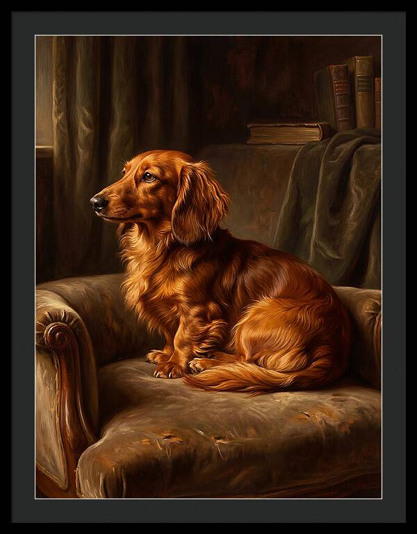 Dachshund In A Cozy Setting