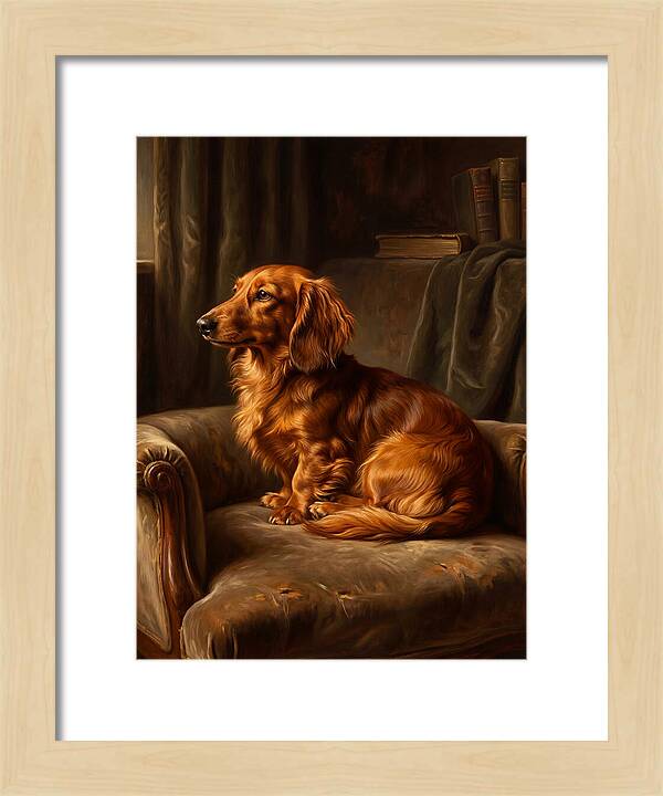 Dachshund In A Cozy Setting