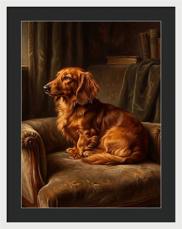 Dachshund In A Cozy Setting