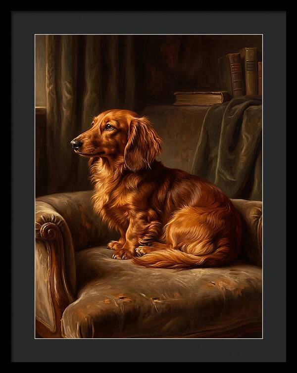 Dachshund In A Cozy Setting