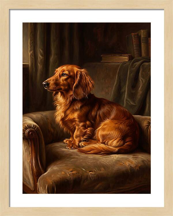 Dachshund In A Cozy Setting