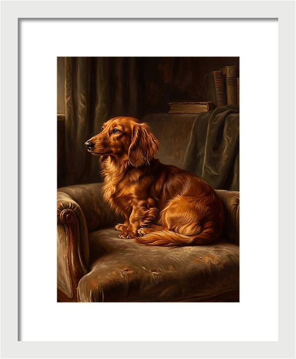 Dachshund In A Cozy Setting