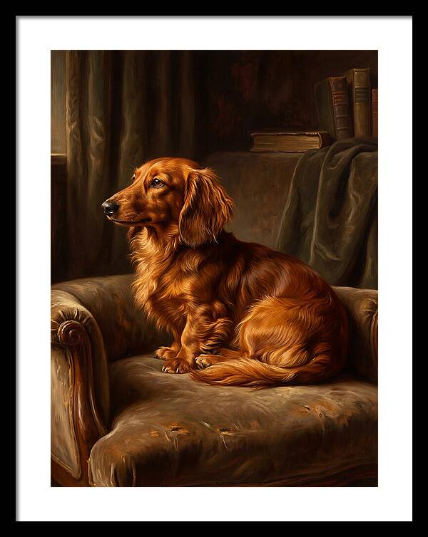 Dachshund In A Cozy Setting