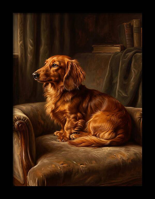 Dachshund In A Cozy Setting