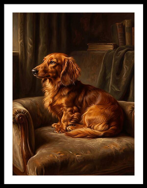 Dachshund In A Cozy Setting