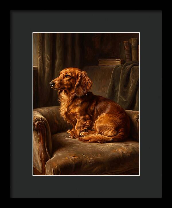 Dachshund In A Cozy Setting