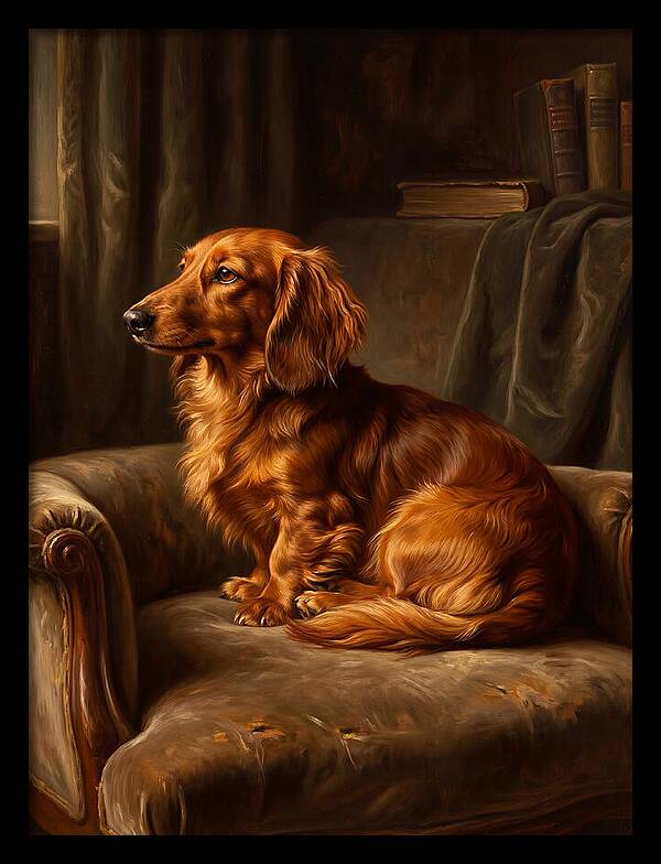 Dachshund In A Cozy Setting