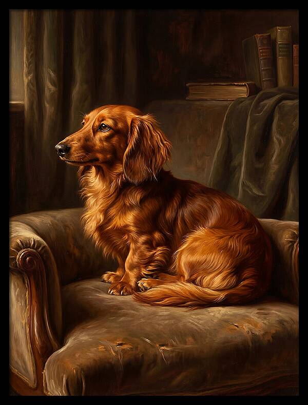 Dachshund In A Cozy Setting
