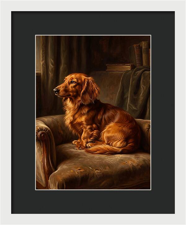 Dachshund In A Cozy Setting