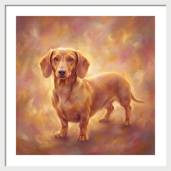 Dachshund In Glow
