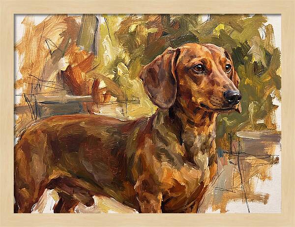 Dachshund In Natural Light