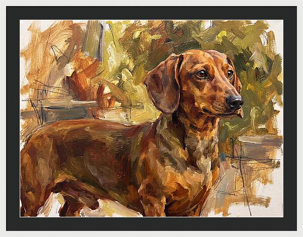 Dachshund In Natural Light