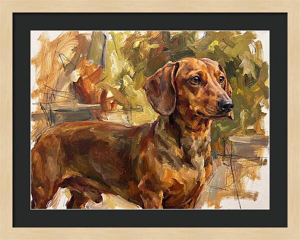 Dachshund In Natural Light