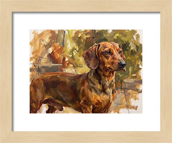 Dachshund In Natural Light