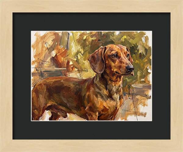 Dachshund In Natural Light