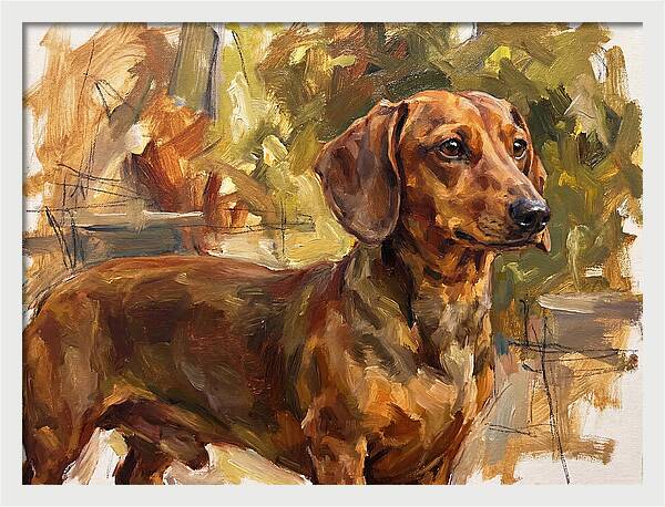 Dachshund In Natural Light