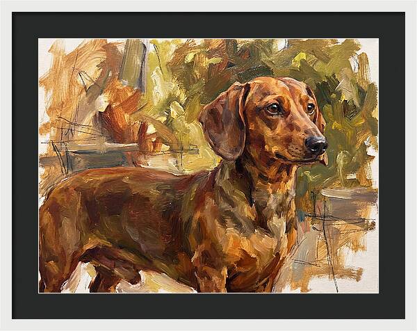Dachshund In Natural Light
