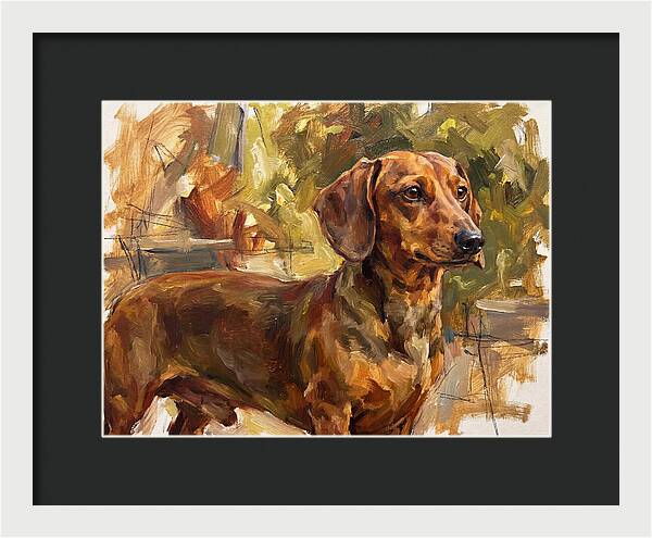 Dachshund In Natural Light