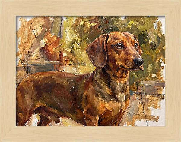Dachshund In Natural Light
