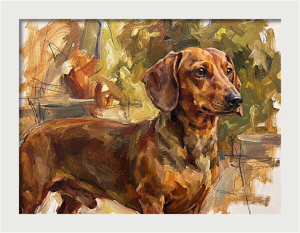 Dachshund In Natural Light