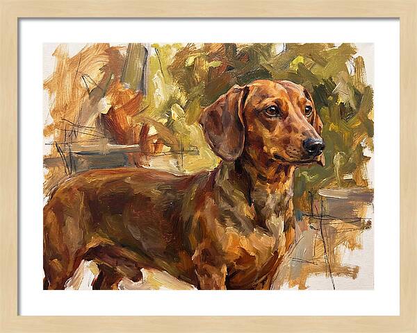Dachshund In Natural Light