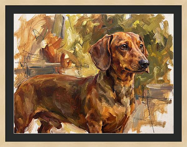 Dachshund In Natural Light