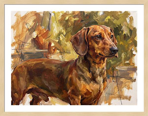 Dachshund In Natural Light