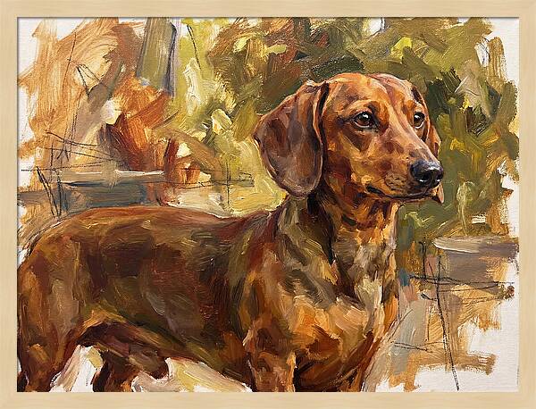 Dachshund In Natural Light