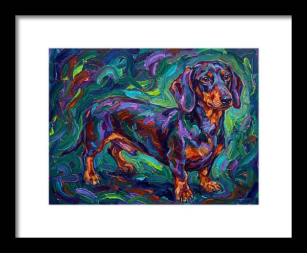 Dachshund In Vibrant Colors