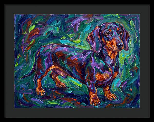 Dachshund In Vibrant Colors