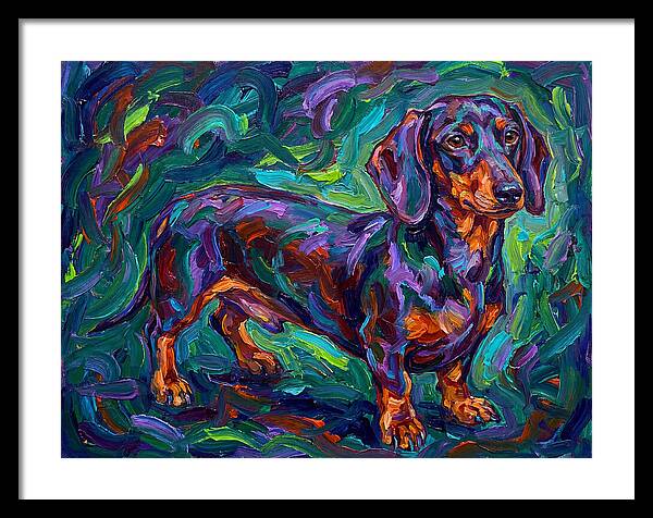 Dachshund In Vibrant Colors