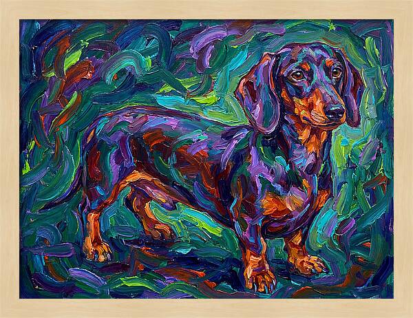 Dachshund In Vibrant Colors