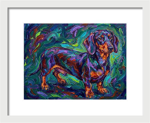 Dachshund In Vibrant Colors