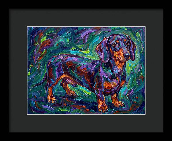 Dachshund In Vibrant Colors