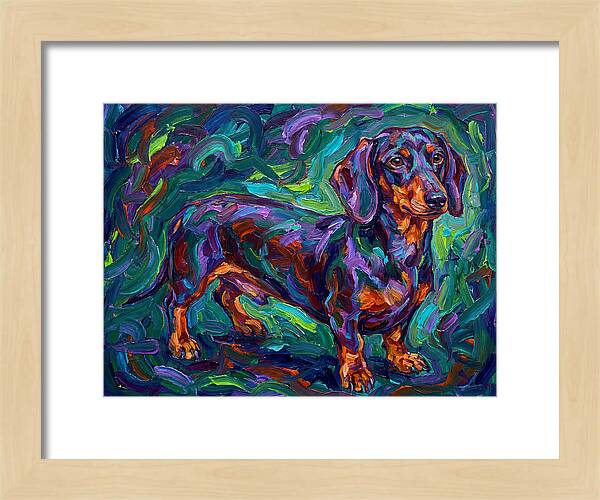 Dachshund In Vibrant Colors