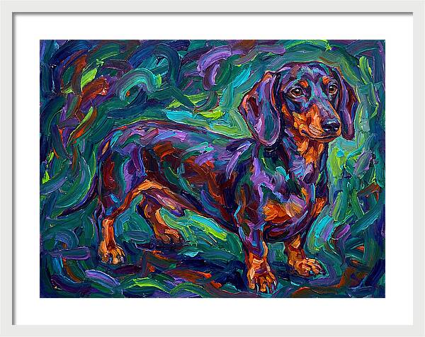 Dachshund In Vibrant Colors